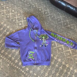 Beetlejuice Full Zip Sweatshirt Womens size xxs